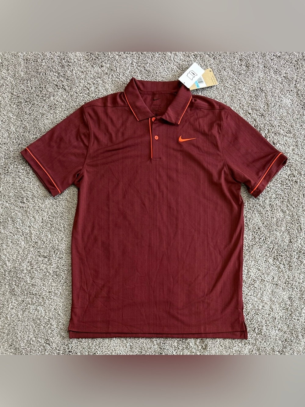 SAMPLE Nike Dri-FIT Victory+ Novelty Golf Polo Performance FZ7450-619 Mens Sz M